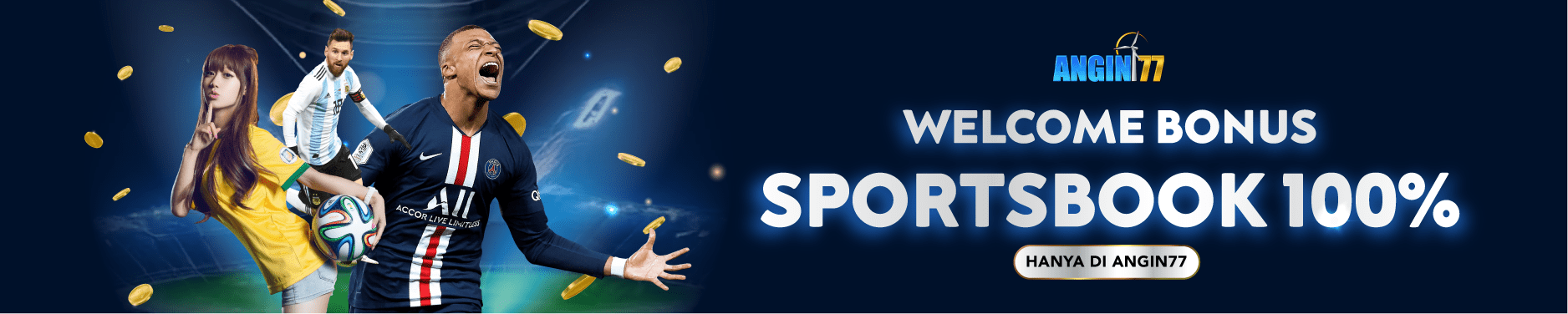 welcome sportsbook up to 100%